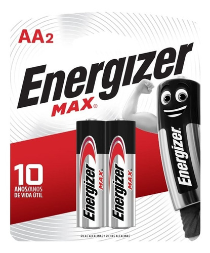 Energizer Pilas Alcalina Aa Blister X 2 Unidades