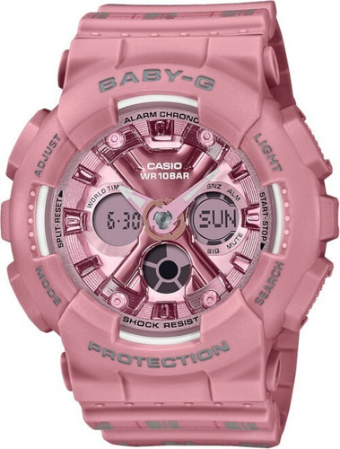 Imagen 1 de 2 de Reloj Casio Baby-g Ba-130sp-4a Correa Cuadriculada