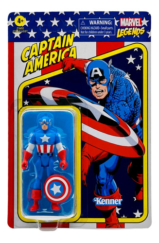 Capitan America Marvel Legends Retro Kenner F2652 Hasbro