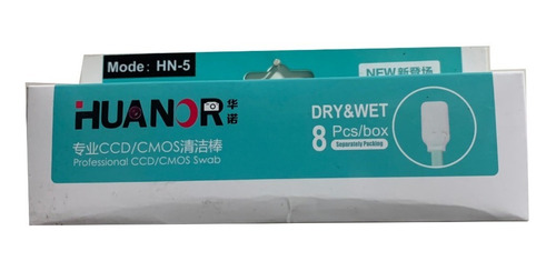 Kit 8 Hastes Swab Dry/wet - Limpeza Sensor Ccd Cmos 2em1