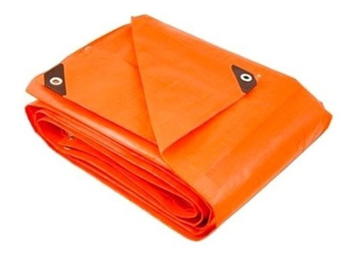 Lona Impermeable Goldex Super Reforzada Naranja 6 X 8 Mts