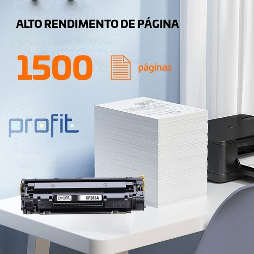 Toner Para Cf283a 283a 83a Multifuncional M-127fn M127
