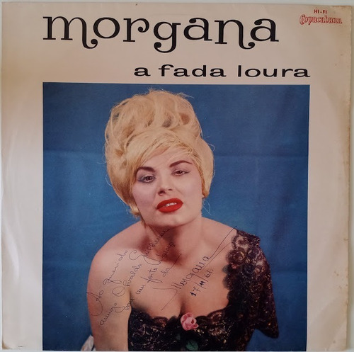 Vinil Lp Disco Morgana A Fada Loura Autografado Raridade