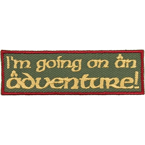I'm Going On An Adventure Iron-on Patch - Fabricado En Los E