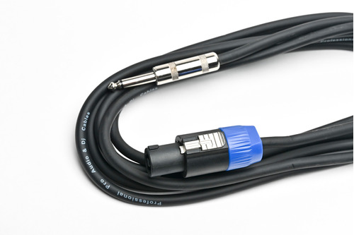 Imagen 1 de 7 de Cable Profesional Plug Mono A Speakon Pro Audio 3,6 Mts
