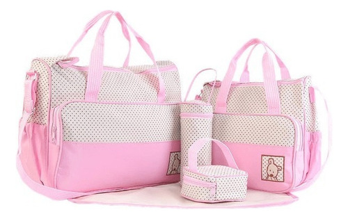 Kit Pañaleras Bolsos Maternales Modernos Para Bebes 5 Piezas