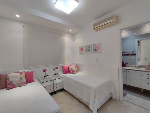 Imagem 18 de 26 de Apartamento Na Praia, Alto Padrão, Frente Mar, 4 Suítes, Varanda Gourmet, Lazer, 2 Vagas, Astúrias, Guarujá. - Ap5288