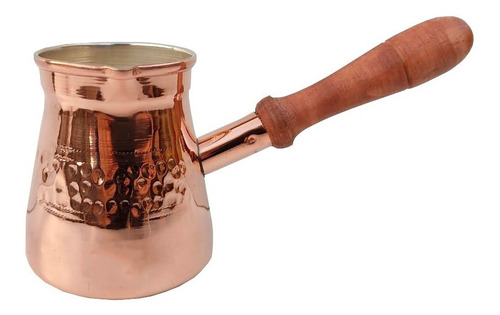 Imagen 3 de 3 de Cafetera Turca De Cobre Chica 200 Ml