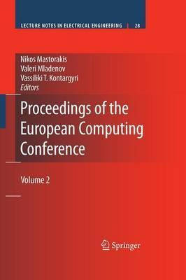 Libro Proceedings Of The European Computing Conference - ...