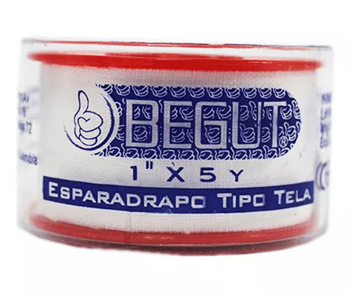 Esparadrapo Tela 1X5 Yds CUREBAND 4.5 mts