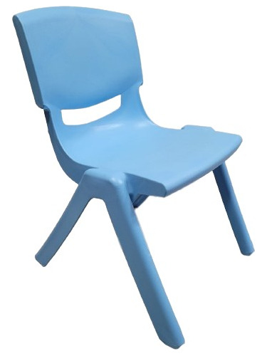 Silla Infantil Reforzada Apilable De Plastico Resistente X4