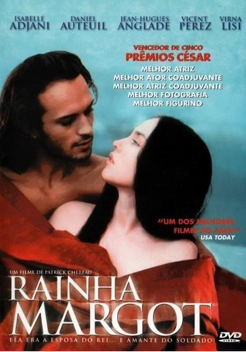 Rainha Margot - Dvd - Isabelle Adjani - Daniel Auteuil