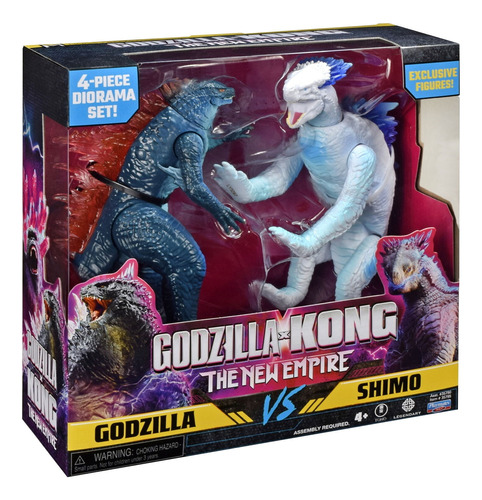 Figuras Articuladas Godzilla Vs Shimo Escenario Y Accesorios