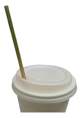 Popote Mezclador Biodegradable 20cm  De Cafe Paq Con 600 Pz