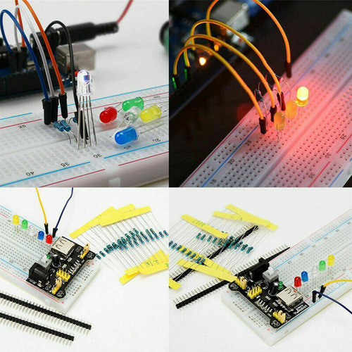 . Kit De Componente Electrónicos 830 Puntos Para Uno R3
