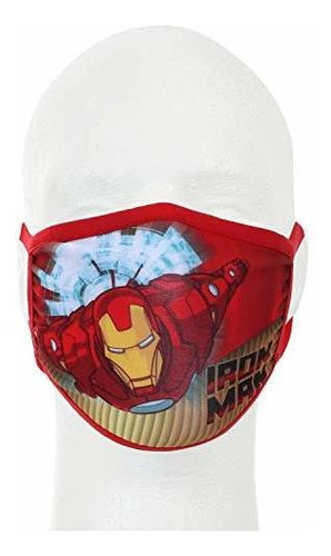 Accesorios Disfraces Niña Marvel S Ironman Gathered Face Cov