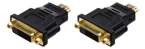 2 Adaptadores Dvi 24+1 (dvi-d) Hembra A Macho-fs