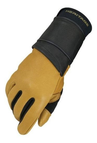 Guantes Hípicos Heritage Pro 8.0 Bull, Talla 7, Bronceado