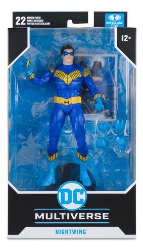 Boneco De Ação Mcfarlane Toys Dc Multiverse Nightwing 18cm