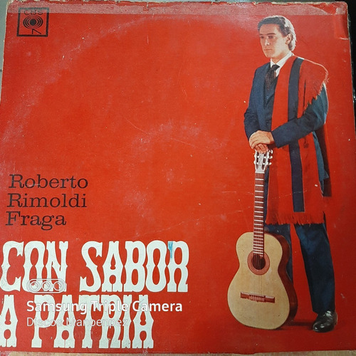 Vinilo Roberto Rimoldi Fraga Con Sabor A Patria F4