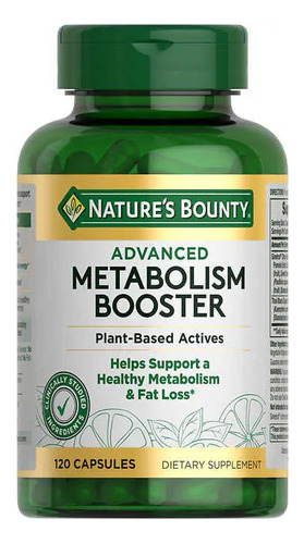 Nature's Bounty Healthy Metabolism Booster 120 unidades de sabor sem sabor