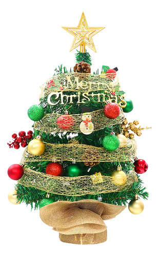 Árbol De Navidad De Mesa Para Escritorio, 1.5 Pies, Estrella
