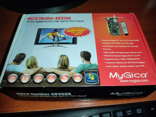 Capturadora De Tv Hd Y Radio Fm -mygica Hdtv X8350a (ref35v)