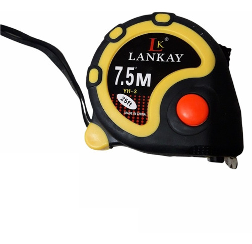 Cinta Metrica Lankay 7.5 Mts Fleje 25mm Freno Clip