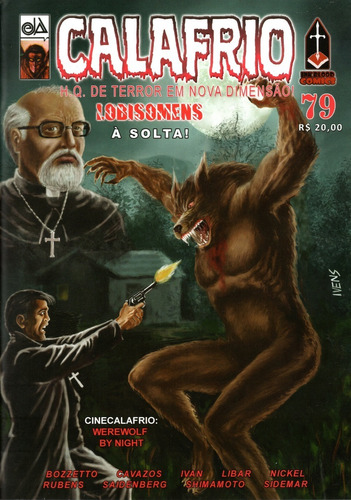 Calafrio N° 79 - Lobisomens À Solta! 52 Páginas - Em Português - Editora Ink&blood - Formato 20 X 28 - Capa Mole - 2023 - Bonellihq Cx72 D23