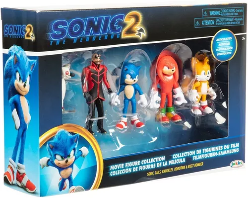 Set De Figuras Sonic The Hedgehog X2 Muñecos Coleccionables