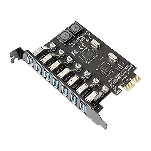 Cablecc 7 Puertos Pci-e A Usb 3.0 Hub Pci Express Adaptador