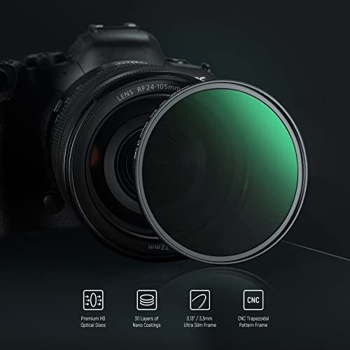 Neewer 2 Pcs 72mm Black Diffusion Lens Filter Kit 1/4 & 1/8