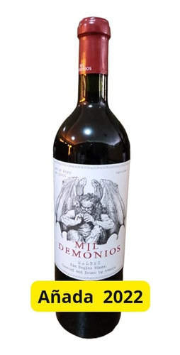 Vino Mil Demonios Malbec 2018 Partida 6595 Botellas A Gama