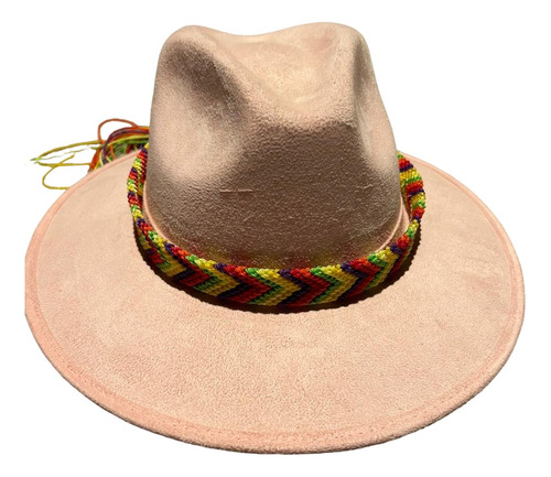 Sombrero Indiana Con Toquilla Artesanal