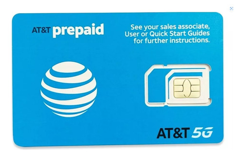 Simcard Chip At&t Prepago Apps Ilimitadas Lada Gdl