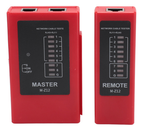 Pantalla Led De Comprobador De Cables De Red Para Rj45, Rj11