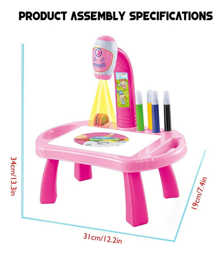 Juego De Pintura Para Proyector Para Niños Tablero De Dibujo