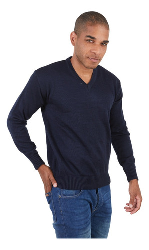 Pack X3 Sweaters Hombre De Hilo Cuello V Excelente Calidad