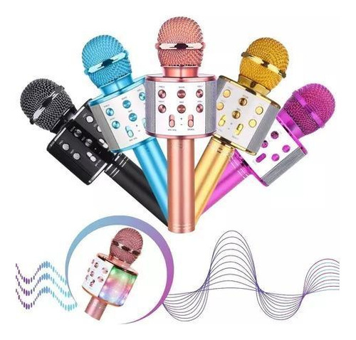 Microfone Karaoke Bluetooth Sem Fio: Voz Clara, Sem Limites