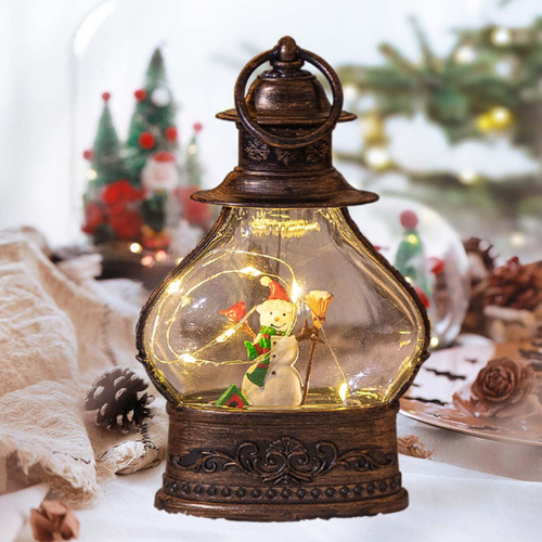 Farol Led Navideño, Luz De Noche Navideña, Regalo, Farol