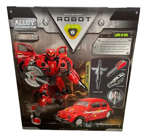 Robot Transformers War Carro Policia 339-89