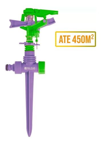 Imagem 4 de 7 de Aspersores Irrigacao Sprinkler Setorial Com Engate Rápido