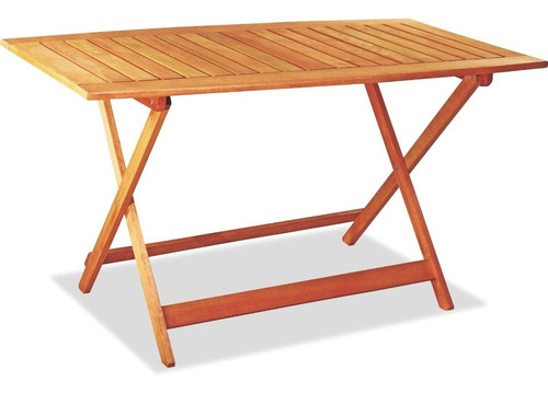 Imagen 2 de 7 de Mesas Jardin Exterior Madera Eucalipto Plegable 140x80 Tucan