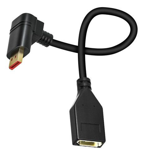Cabo Extensor Displayport Dp 1.2 4k@60hz 2k@144hz 30cm 90