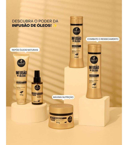 Shampoo Haskell Infus?o De Oleos 500ml