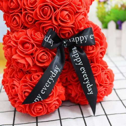 Jabón De Polietileno Artificial Con Forma De Oso De Rosas, 2