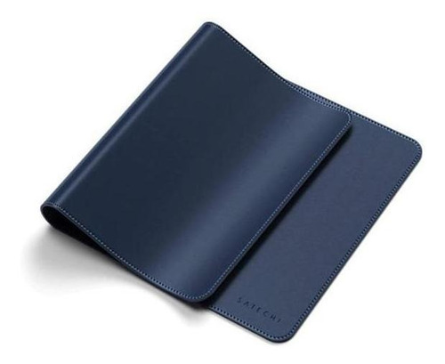 Almohadilla de escritorio Satechi Deskmate de piel azul, 58 x 30 cm, ST-LDMB