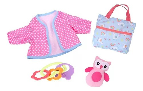 Muñeca De Juguete Set De Viaje Niñas Accesorios