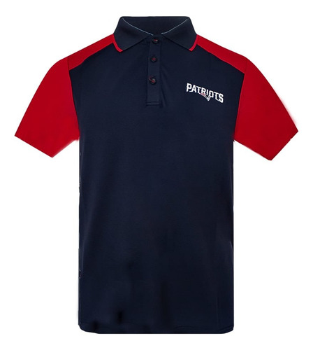 Camisa Polo New England Patriots Deportiva Bordada Oficial