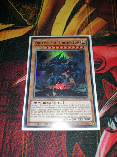 Obelisk The Tormentor Dios Egipcio Yu-gi-oh! Original Konami